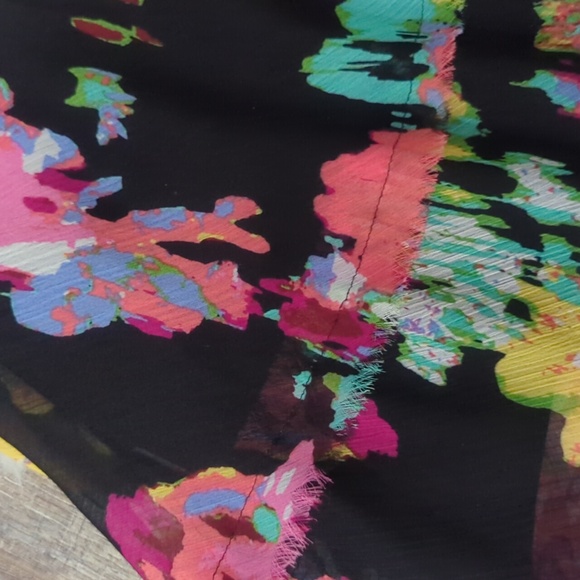 JONES STUDIO Chiffon Tiered Dress ~ EUC - Picture 4 of 10